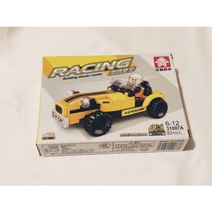 NIB.   Lego Building blocks race car